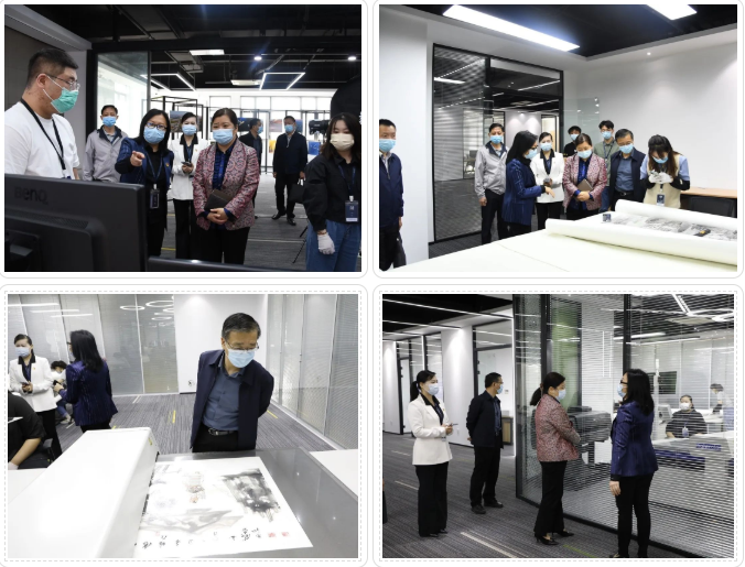 苏州姑苏人大主任郦小萍等领导莅临泰丰文化及丰链数字参观调研，聚焦数字文化创意内容应用服务